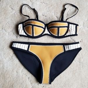 Triangle Swimwear Neoprene Bikini Set